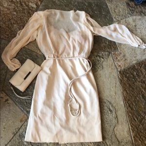 Kay Unger silk, chiffon, sequin dress